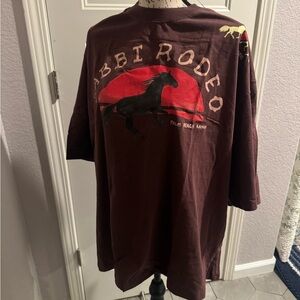 SABBI Palm Beach Ranch Brown 'BBT Rodeo' Graphic woman’s Shirt
